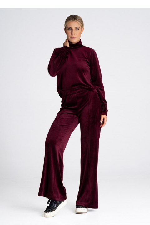 Spodnie Dresowe Model M966 Bordo - Figl Spodnie Dresowe Model M966 Bordo - Figl