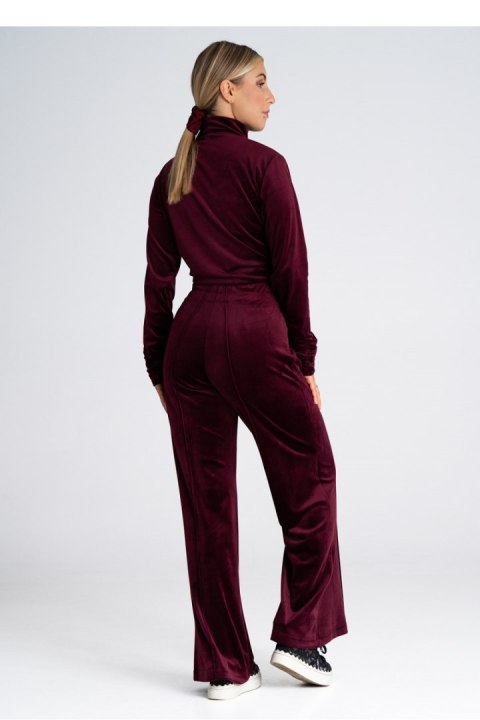 Spodnie Dresowe Model M966 Bordo - Figl Spodnie Dresowe Model M966 Bordo - Figl