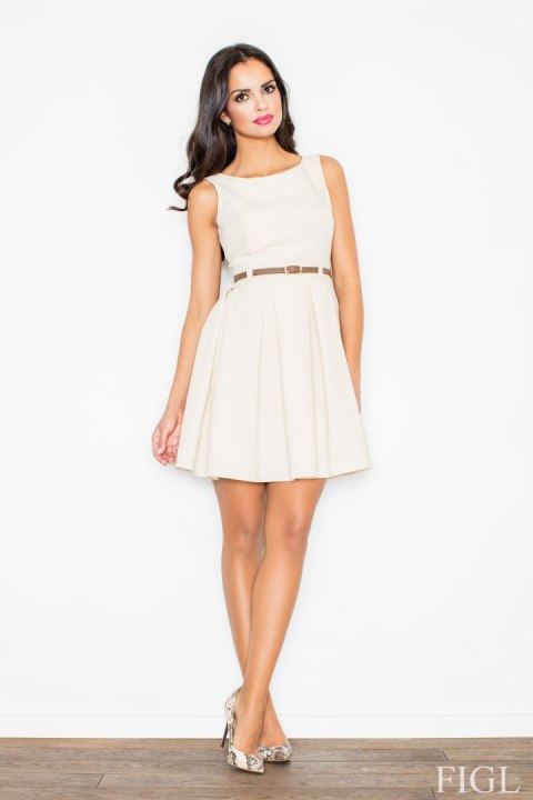 Sukienka M083 Beige - Figl Sukienka M083 Beige - Figl