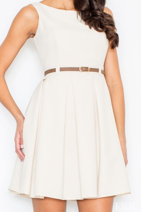 Sukienka M083 Beige - Figl Sukienka M083 Beige - Figl