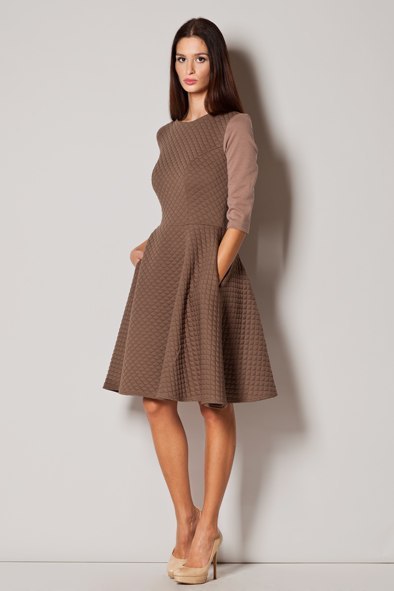 Sukienka Model 235 Beige - Figl Sukienka Model 235 Beige - Figl