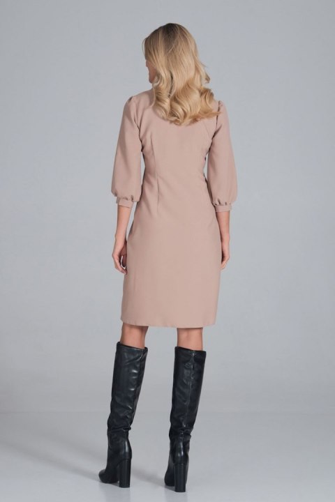 Sukienka Model M849 Beige - Figl Sukienka Model M849 Beige - Figl