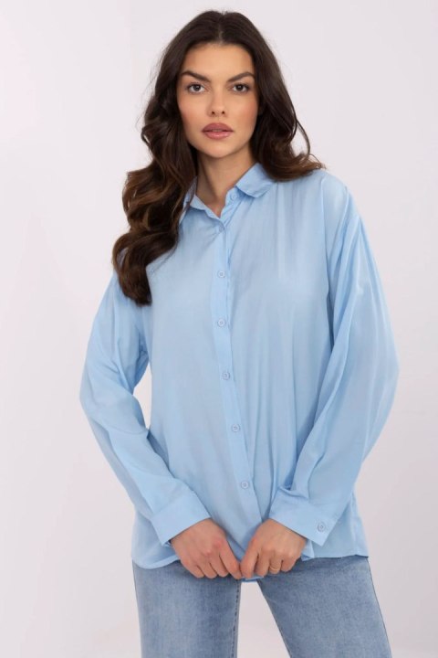Koszula Damska Model NM-KS-Y0826.69 Light Blue - NM Koszula Damska Model NM-KS-Y0826.69 Light Blue - NM
