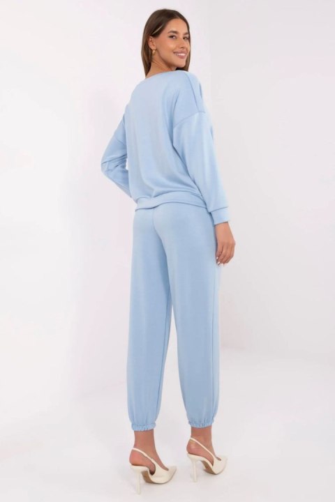 Spodnie Komplet Model MI-KMPL-M6162.30 Light Blue - Italy Moda Spodnie Komplet Model MI-KMPL-M6162.30 Light Blue - Italy Moda