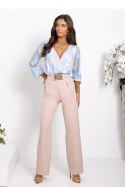 Spodnie Komplet Model Milano 01801. Beige/Błękit - With You