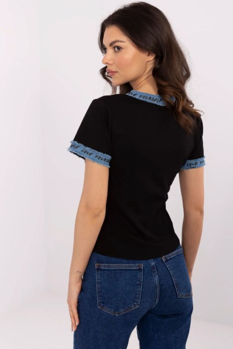 Tshirt Damski Model NM-TS-V8295.35 Black - NM Tshirt Damski Model NM-TS-V8295.35 Black - NM