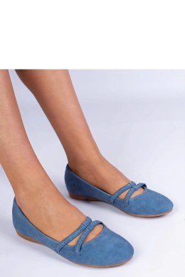Baleriny Model Baronna N23-1002 Blue - PRIMO