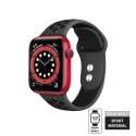 Crong Duo Sport - Pasek do Apple Watch 44/45/46/49 mm (szary/czarny) Crong