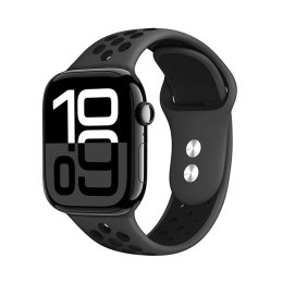 Crong Duo Sport - Pasek do Apple Watch 44/45/46/49 mm (szary/czarny) Crong