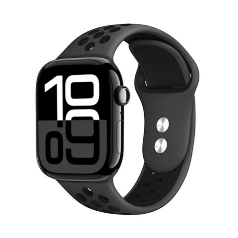 Crong Duo Sport - Pasek do Apple Watch 44/45/46/49 mm (szary/czarny) Crong Crong Duo Sport - Pasek do Apple Watch 44/45/46/49 mm (szary/czarny) Crong