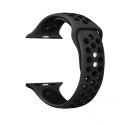 Crong Duo Sport - Pasek do Apple Watch 44/45/46/49 mm (szary/czarny) Crong