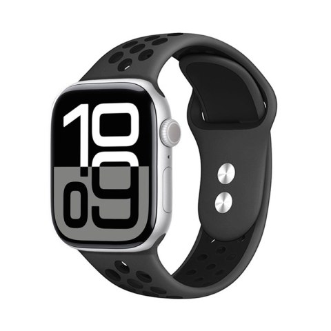 Crong Duo Sport - Pasek do Apple Watch 44/45/46/49 mm (szary/czarny) Crong Crong Duo Sport - Pasek do Apple Watch 44/45/46/49 mm (szary/czarny) Crong