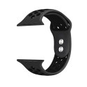 Crong Duo Sport - Pasek do Apple Watch 44/45/46/49 mm (szary/czarny) Crong