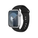 Crong Liquid - Pasek do Apple Watch 38/40/41/42 mm (czarny) Crong