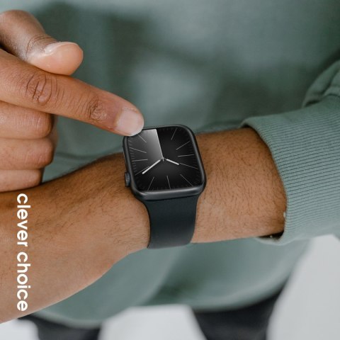 Crong Liquid - Pasek do Apple Watch 38/40/41/42 mm (czarny) Crong Crong Liquid - Pasek do Apple Watch 38/40/41/42 mm (czarny) Crong