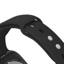Crong Liquid - Pasek do Apple Watch 38/40/41/42 mm (czarny) Crong