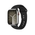 Crong Liquid - Pasek do Apple Watch 38/40/41/42 mm (czarny) Crong