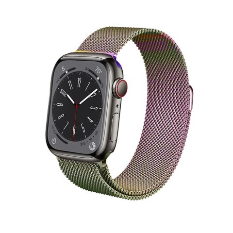 Crong Milano Steel - Pasek ze stali nierdzewnej do Apple Watch 38/40/41/42 mm (opalizujący) Crong Crong Milano Steel - Pasek ze stali nierdzewnej do Apple Watch 38/40/41/42 mm (opalizujący) Crong