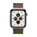 Crong Milano Steel - Pasek ze stali nierdzewnej do Apple Watch 38/40/41/42 mm (opalizujący) Crong