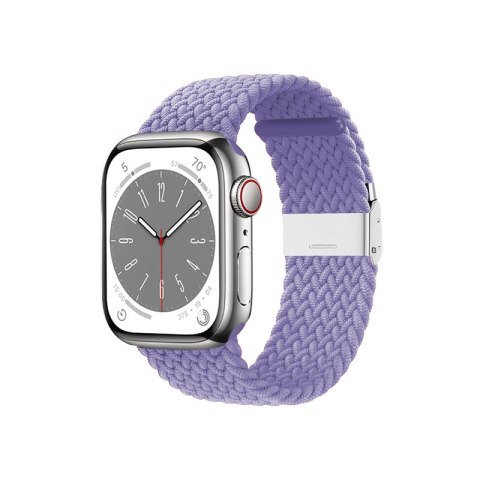 Crong Wave Band - Pleciony pasek do Apple Watch 38/40/41/42 mm (fioletowy) Crong Crong Wave Band - Pleciony pasek do Apple Watch 38/40/41/42 mm (fioletowy) Crong