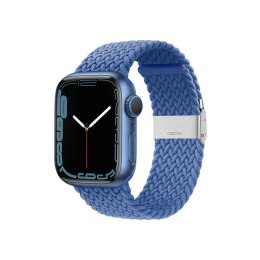 Crong Wave Band - Pleciony pasek do Apple Watch 38/40/41/42 mm (niebieski) Crong