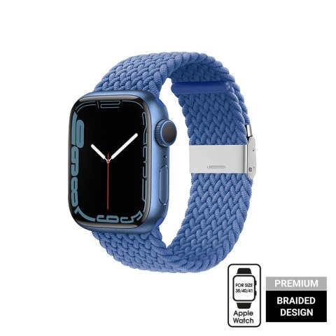 Crong Wave Band - Pleciony pasek do Apple Watch 38/40/41/42 mm (niebieski) Crong Crong Wave Band - Pleciony pasek do Apple Watch 38/40/41/42 mm (niebieski) Crong