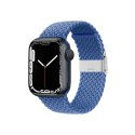 Crong Wave Band - Pleciony pasek do Apple Watch 38/40/41/42 mm (niebieski) Crong