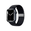 Crong Wave Band - Pleciony pasek do Apple Watch 44/45/46/49 mm (grafitowy) Crong