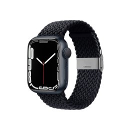 Crong Wave Band - Pleciony pasek do Apple Watch 44/45/46/49 mm (grafitowy) Crong
