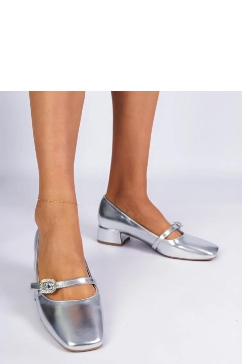 Czółenka Model Elifat 5506 Silver - PRIMO Czółenka Model Elifat 5506 Silver - PRIMO