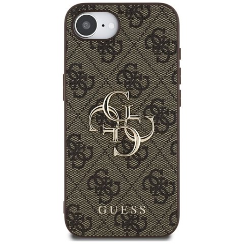 Guess 4G Big Logo - Etui do iPhone 16e (brązowy) Guess Guess 4G Big Logo - Etui do iPhone 16e (brązowy) Guess