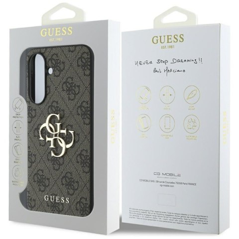 Guess Big 4G Logo Classic Logo - Etui do Samsung Galaxy A56 5G (brązowy) Guess Guess Big 4G Logo Classic Logo - Etui do Samsung Galaxy A56 5G (brązowy) Guess