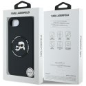 Karl Lagerfeld Silicone Karl & Choupette Heads MagSafe - Etui do iPhone 16e (czarny) Karl Lagerfeld