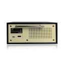 LTC przenośne radio BRDA, Bluetooth, FM, USB, 2200mAh, 10W ładowanie indukcyjne, czarno-złote Lamex Andrzej Leszek Sp.K.