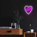 Neon LED LOVE W SERCU fiolet biały NNE02 Neolia TelForceOne S.A.