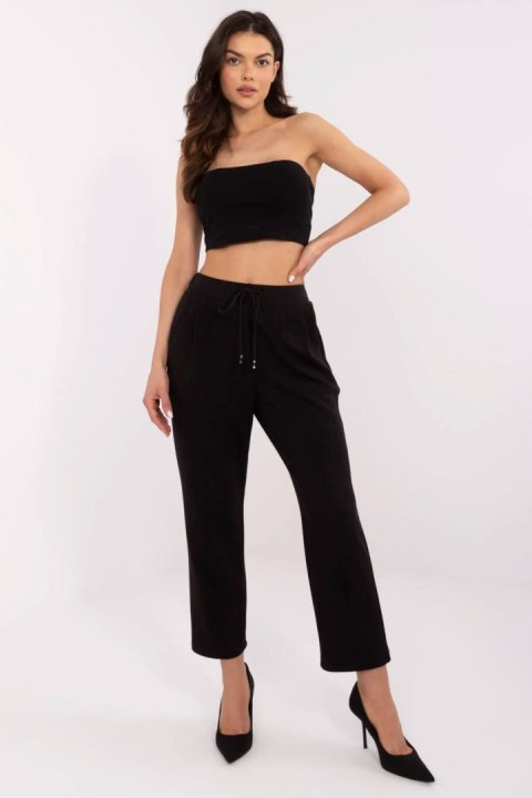 Spodnie Dresowe Model DHJ-SP-20523.66P Black - Italy Moda Spodnie Dresowe Model DHJ-SP-20523.66P Black - Italy Moda