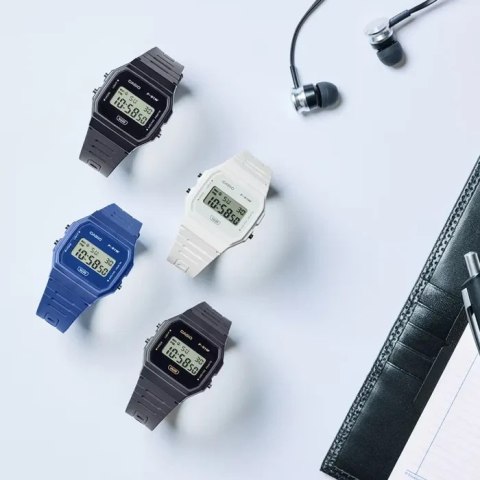 Casio ZEGAREK UNISEX CASIO F-91WB-7A + BOX Casio ZEGAREK UNISEX CASIO F-91WB-7A + BOX