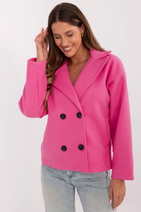 Płaszcz Damski Model MO-PL-1803.96 Fuksja - Italy Moda Płaszcz Damski Model MO-PL-1803.96 Fuksja - Italy Moda
