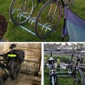 Stojak na 12 rowerów ocynkowany ścienny podłogowy odporny na korozję ip44 E-hurtownia