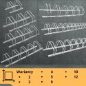 Stojak na 3 rowery bituxx ocynkowany montaż ścienny podłogowy opony 35-60mm E-hurtownia