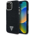 Guess Nakładka HC MagSafe FW Denim Triangle Logo do iPhone 16 Pro Max Czarna CG Mobile SAS