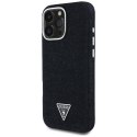 Guess Nakładka HC MagSafe FW Denim Triangle Logo do iPhone 16 Pro Max Czarna CG Mobile SAS