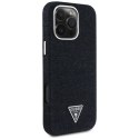 Guess Nakładka HC MagSafe FW Denim Triangle Logo do iPhone 16 Pro Max Czarna CG Mobile SAS