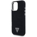 Guess Nakładka HC MagSafe FW Denim Triangle Logo do iPhone 16 Pro Max Czarna CG Mobile SAS