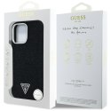 Guess Nakładka HC MagSafe FW Denim Triangle Logo do iPhone 16 Pro Max Czarna CG Mobile SAS