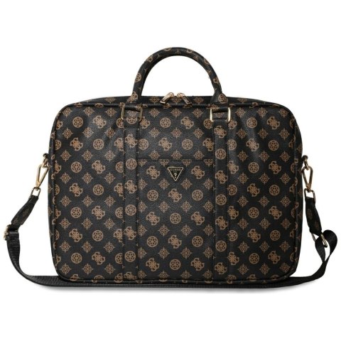 Guess torba Computer Bag Peony Front Pocket & Zipper Triangle Logo do laptopa 16" czarna CG Mobile SAS Guess torba Computer Bag Peony Front Pocket & Zipper Triangle Logo do laptopa 16" czarna CG Mobile SAS