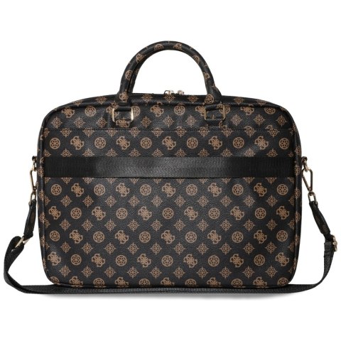 Guess torba Computer Bag Peony Front Pocket & Zipper Triangle Logo do laptopa 16" czarna CG Mobile SAS Guess torba Computer Bag Peony Front Pocket & Zipper Triangle Logo do laptopa 16" czarna CG Mobile SAS