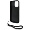 Karl Lagerfeld Nakładka HC Quilted PU Initial Logo & Chain Strap do iPhone 16 Pro Czarna CG Mobile SAS