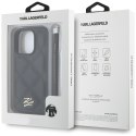 Karl Lagerfeld Nakładka HC Quilted PU Initial Logo & Chain Strap do iPhone 16 Pro Max Czarna CG Mobile SAS