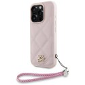 Karl Lagerfeld Nakładka HC Quilted PU Initial Logo & Chain Strap do iPhone 16 Pro Max Różowa CG Mobile SAS
